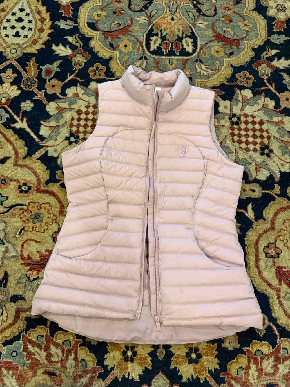 lululemon athletica Light Pink Quilted Sleeveless Puffer Vest